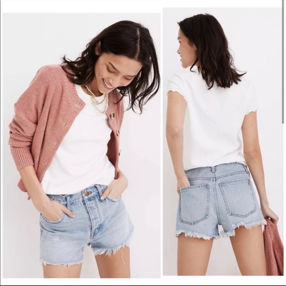 Madewell Relaxed Denim Shorts in Cedarcroft Wash - Picture 1 of 14